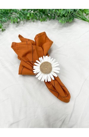 Guardanapo Grid Terracota