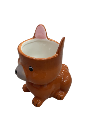 Cachorro Marrom sem Flor