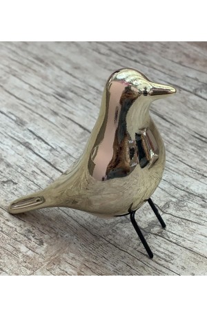 ENF. PASSARO DOURADO PORCELANA