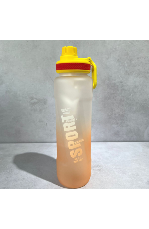 Garrafa Laranja 1000ml Sport de Plástico
