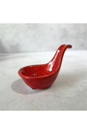 Mini Concha de Cerâmica Vermelha