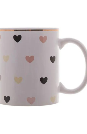 Caneca de Porcelana Color Hearts 350ml