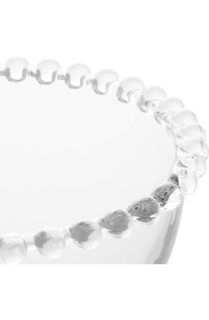 Tigela Borda com Bolinhas De Vidro 14x8cm