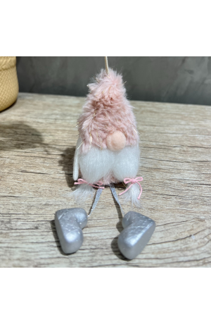 Enfeite Rosa Kringle para Pendurar (Trend Rainbow)