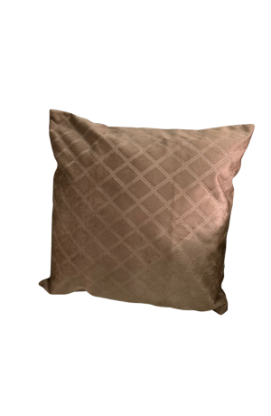 Capa de Almofada Pavia Caramelo em Veludo 43x43cm