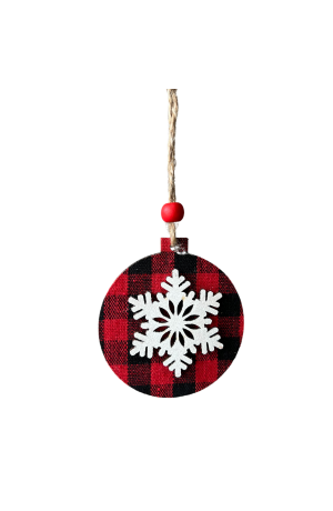 Enfeite para Pendurar Bola Natal Vermelha Trend Buff