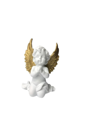 Anjo Decorativo de Resina - Rezando