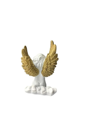Anjo Decorativo de Resina - Rezando