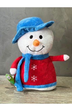 Enfeite  Boneco de Neve  Pelúcia  - G