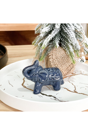 Elefante de Porcelana - Azul