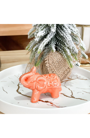 Elefante de Porcelana - Laranja