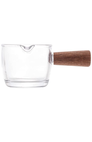 Molheira de Vidro com Cabo em Bambu 100ml