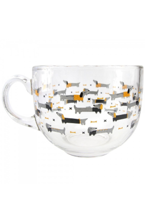 Caneca de Vidro Cachorro 450ml