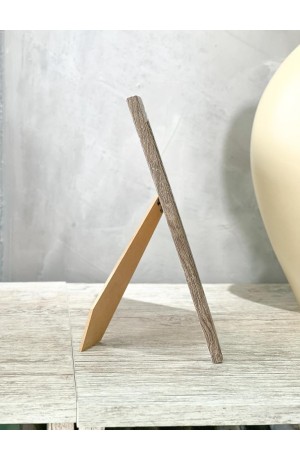 Porta Retrato Marrom Folhas 15x20