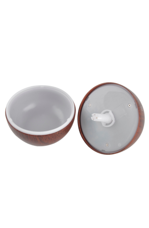 Mini Umidificador e Aromatizador Redondo Marrom Escuro (Tabaco)  Recarregavel