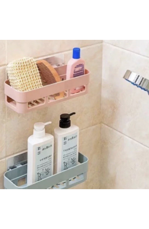 Suporte Organizador Rosa de Plástico