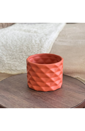 Cachepot Diamante Terracota G de Ceramica