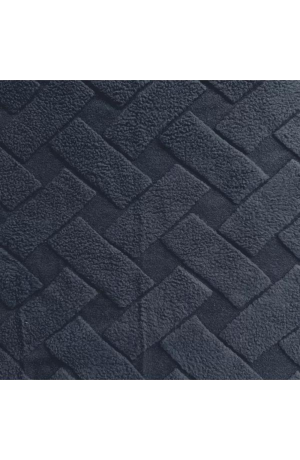 Capa de Cadeira Preta - Trançada