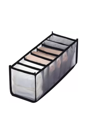 Colmeia Organizadora Preto Multiuso de Tecido 12x12x32cm