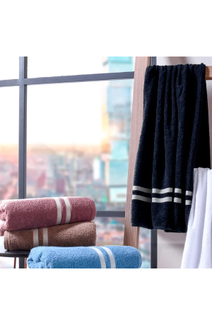 Toalha de Banho Oasis 1,40x70cm Preto