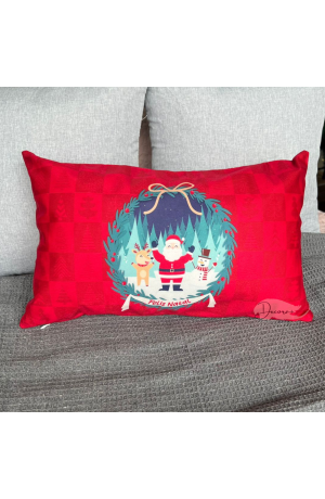 Capa de Almofada Retangular Natalina 49x31,5cm Mod 5
