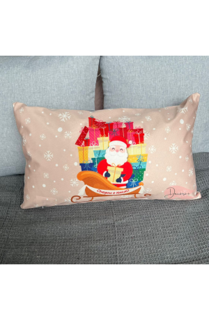 Capa de Almofada Retangular Natalina 49x31,5cm Mod 1