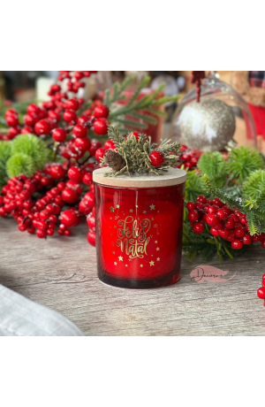 Vela Aromática de Natal 11,5x7cm