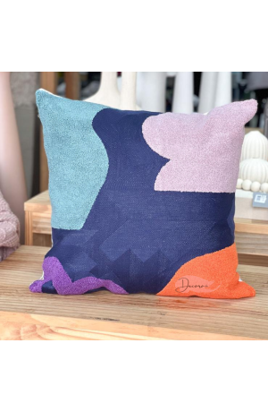 Capa de Almofada Bordada - 43cm X 43cm Mod 4