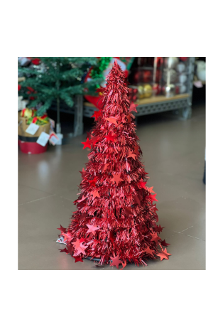 Árvore de Natal  Vermelha - 48cm
