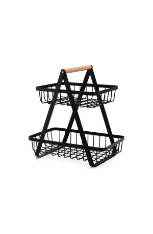 Fruteira De Mesa Multifuncional Aramada - 2 Cestas