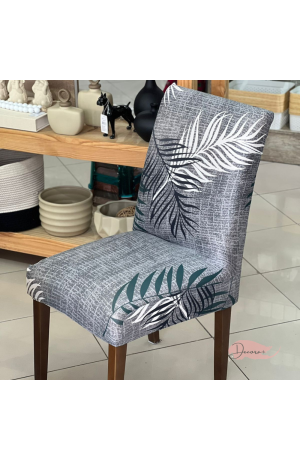 Capa de Cadeira Floral em Poliéster - 40cmX50cm / 45cmX65cm