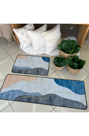 Kit Passadeira / Tapete de Cozinha 2 Peças Mod.2