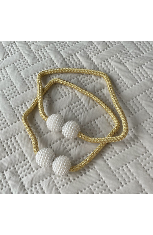 Prendedor Dourado de Cortinas 2Pcs - 49cm