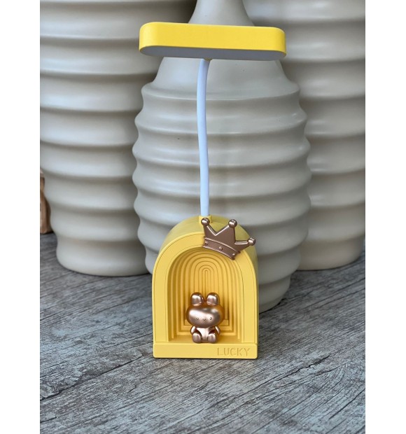Luminária de Led Pequena  Ursinho - Amarela
