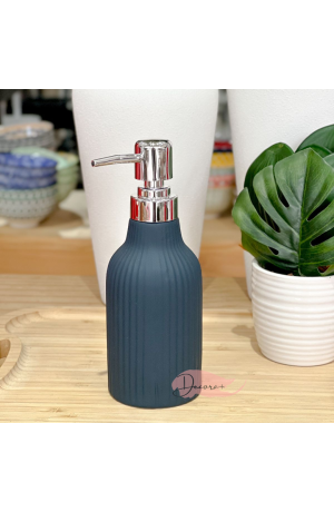 Porta Sabonete Liquido de Porcelana - Azul 350ml