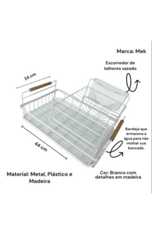 Escorredor de Louças em Metal Duplo Bremen