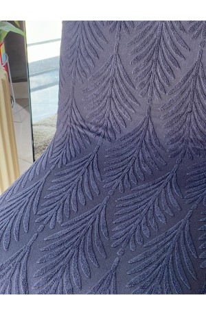 Capa de Cadeira Cinza Jacquard