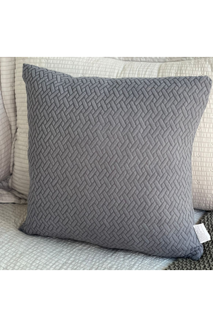 Capa de Almofada Cinza -  44cm X 44cm