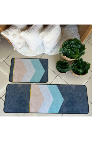 Kit Passadeira / Tapete de Cozinha 2 Peças -  Mod.3