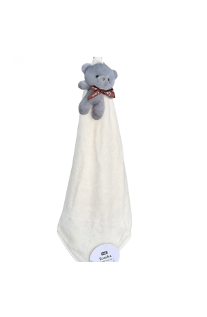Naninha Bege com Ursinho Cinza - 30cm