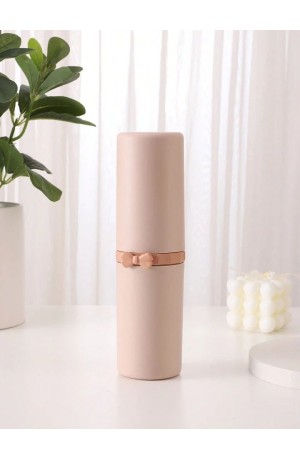 Porta Escova de Dentes Rosa de Plástico - 21,5cm X 5,5cm