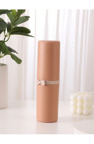 Porta Escova de Dentes Salmão de Plástico - 21,5cm X 5,5cm