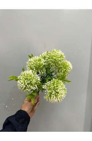 Buquê de Allium Branco - 31cm ( Artificial )