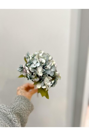 Mini buque de Hortênsia Azul - 30cm (Artificial )