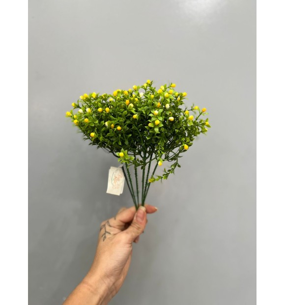Pick Frutinhos Amarelo - 25cm ( Artificial )