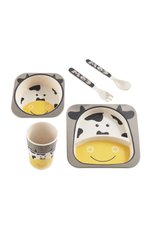 Kit Refeição Infantil - Vaca Mod 4