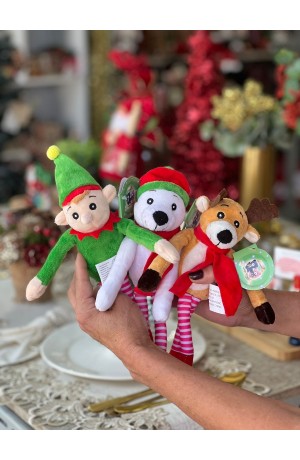 Urso Polar de Pelucia 24cm