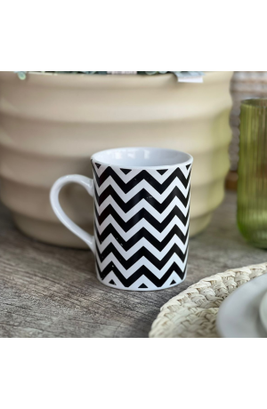 Caneca Geometrica de Cerâmica 300ml Mod 2