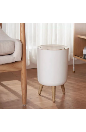 Lixeira Redonda Retro c/ Tampa Click -  8 Litros