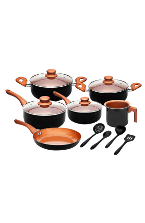 Conjunto de Panelas Vegas 10 Peças Revestimento Cerâmica